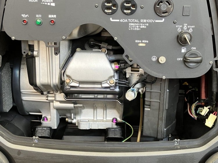 YAMAHA/ヤマハ 4.0kVA インバーター発電機 EF4000iSE 45時間 | 機械