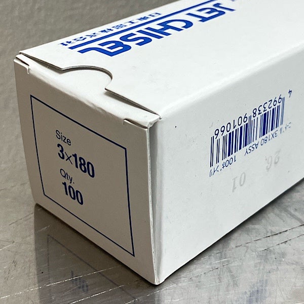 NITTO KOHKI/日東 90106 ジェットタガネ用ニードル 3X180mm 100本入