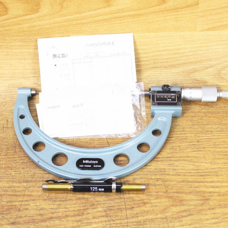 ミツトヨ マイクロメーター OM-150 ミツトヨ（Mitutoyo） 125〜150mm