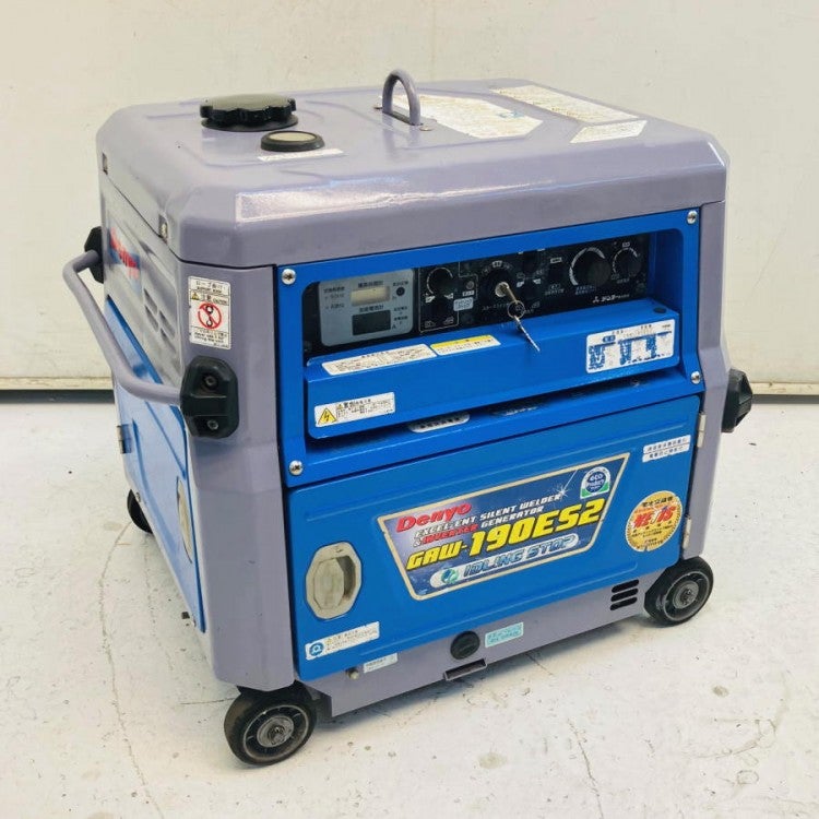 デンヨー 溶接機 GAW-190ES DENYO ガソリン ウェルダー 溶接 Denyo/デンヨー GAW-190ES2 防音型ガソリンエンジン溶接機 エンジン