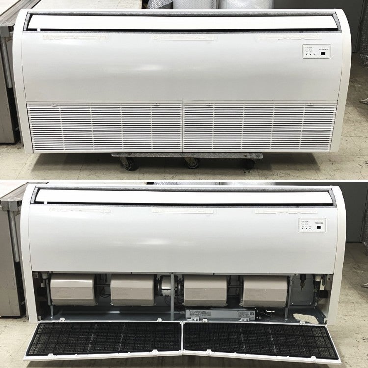 東芝 2022年製 4馬力天吊エアコン ワイヤレスリモコン AIC-RP1124H ROA