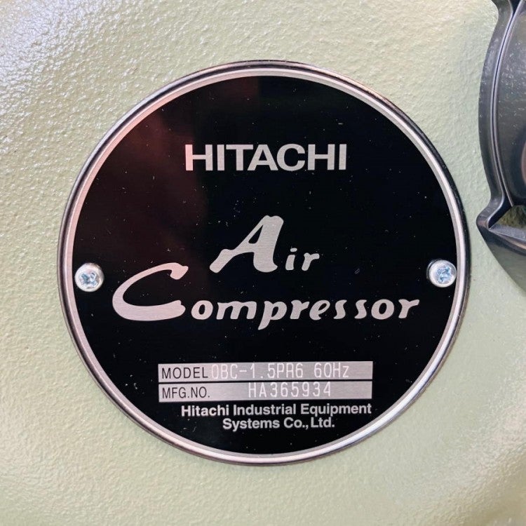 HITACHI/日立産機 OBC-1.5PR6 2馬力 レシプロコンプレッサー オイル