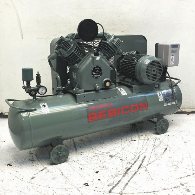 HITACHI/日立 2.2P-9.5VA6 2.2kW/3馬力 給油式 レシプロコンプレッサー