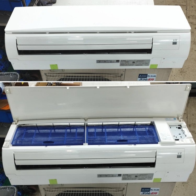 三菱電機 2022年製 3馬力壁掛けエアコン 単相200V仕様 PK-RP80KA18 PUZ