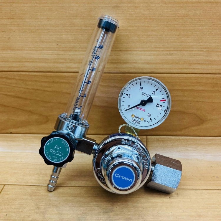 YUTAKA FR-IA Crown 流量計付調整器 アルゴン【船橋馬込店】【店頭取引限定】【ジャンク】管理番号：ITMOTC6IGW2K Crown/ユタカ FR-I アルゴンガス調整器 流量計付調整器 | 機械工具の