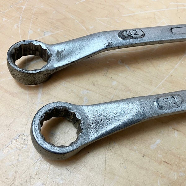 KTC/京都機械工具 メガネレンチ 2本セット 27/30 29/32 | 機械工具の