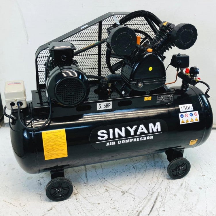 SINYAM 5.5馬力 コンプレッサー 150L | 機械工具のMugendouネットショップ