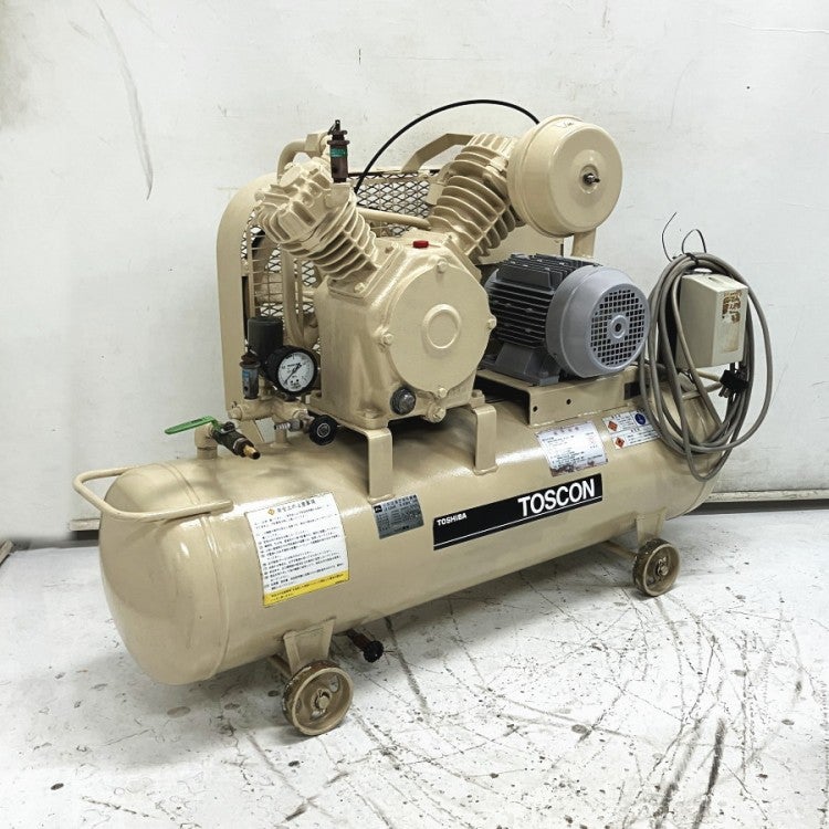 TOSHIBA/東芝 SP106-22T8 3馬力/2.2kW レシプロコンプレッサー | 機械