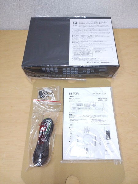 TOA AHDレコーダー AH-R116-4 16局 4TB AHDカメラシステム HDD | 機械