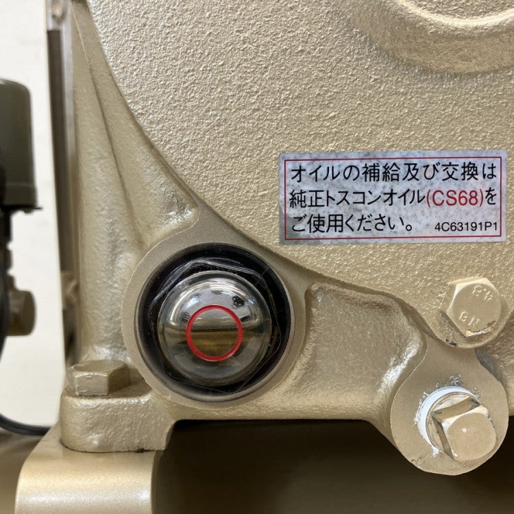 西芝電機/東芝 3馬力 レシプロコンプレッサー エアコンプレッサ SP106