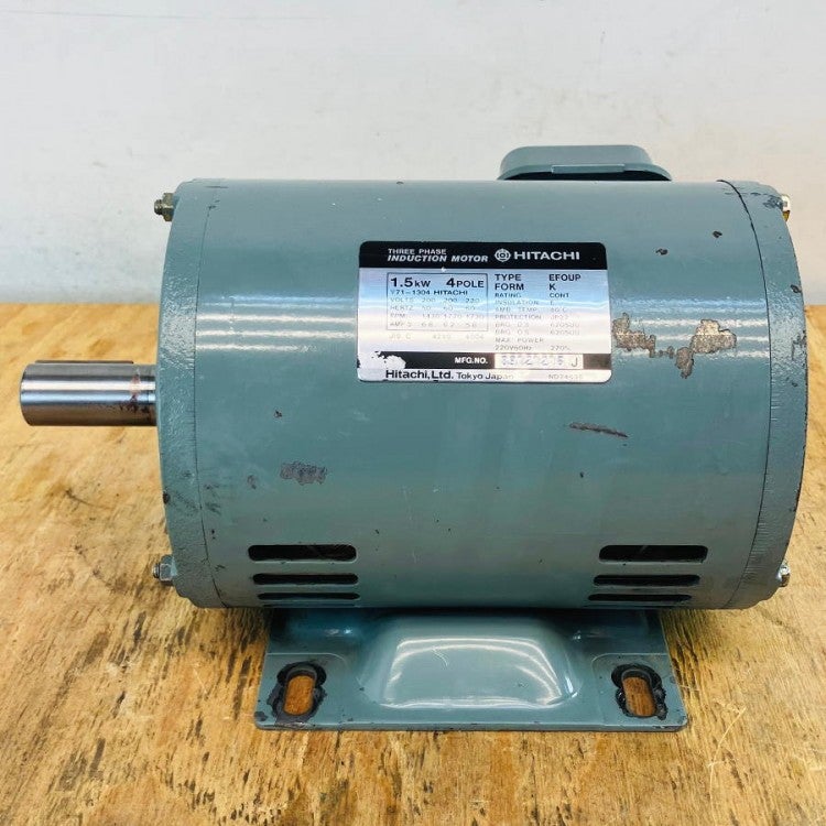 HITACHI/日立産機 EFOUP-K 4P 1.5KW 200V三相モートル 防滴保護型