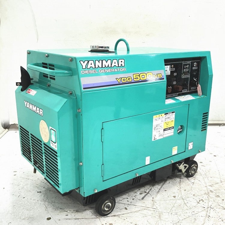 YANMAR/ヤンマー YDG500VS-6E ディーゼル発電機 100Vｰ4.8kVA 運転時間