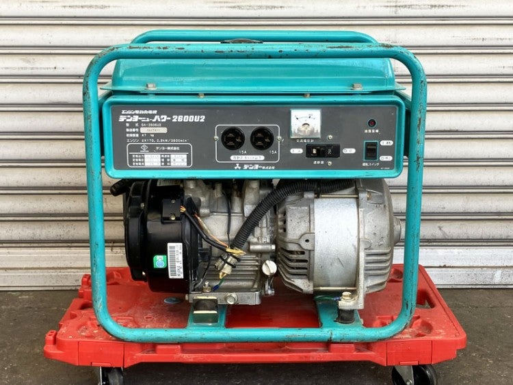 引取限定・大阪吹田】Denyo/デンヨー 2.6kVA ガソリンエンジン発電機