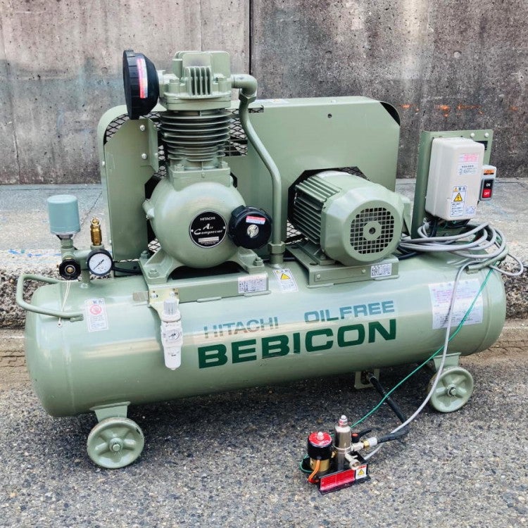 HITACHI/日立 1.5OP-9.5GP6 60Hz 2馬力/1.5kW エアーコンプレッサー