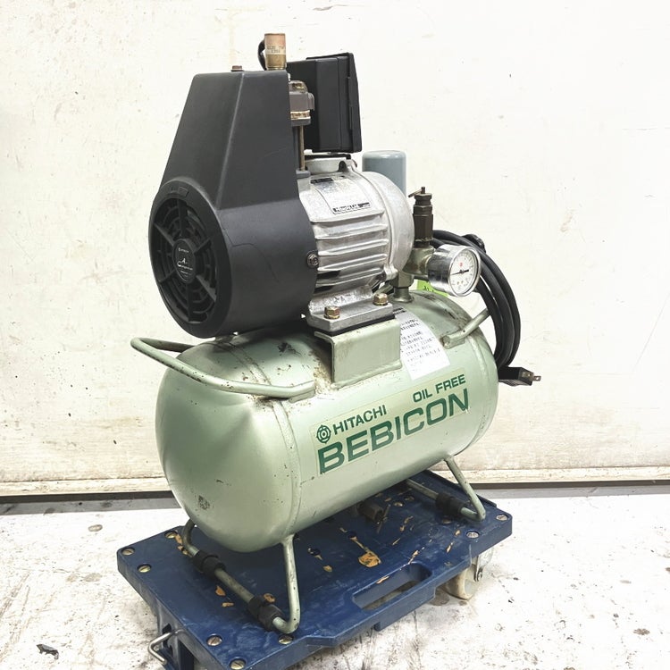 HITACHI/日立産機 0.2OP-5S 1/4馬力オイルフリーコンプレッサ ベビコン