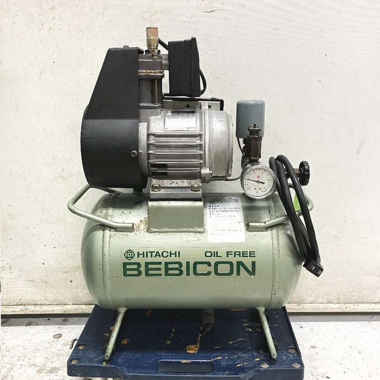 HITACHI/日立産機 0.2OP-5S 1/4馬力オイルフリーコンプレッサ ベビコン