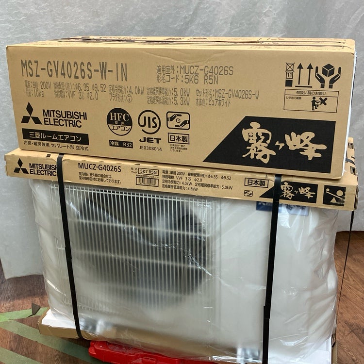 MITSUBISHI/三菱 4.0kW 14畳 ルームエアコン MSZ-GV4026S-W-IN 2026年