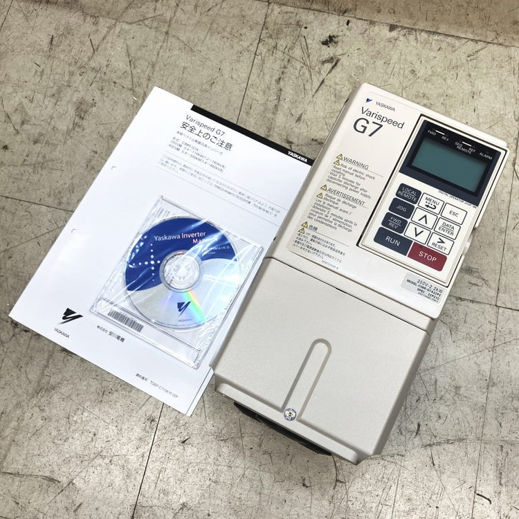 YASKAWA/安川電機 2.2kW インバータ Varispeed G7 CIMR-G7A22P2 | 機械