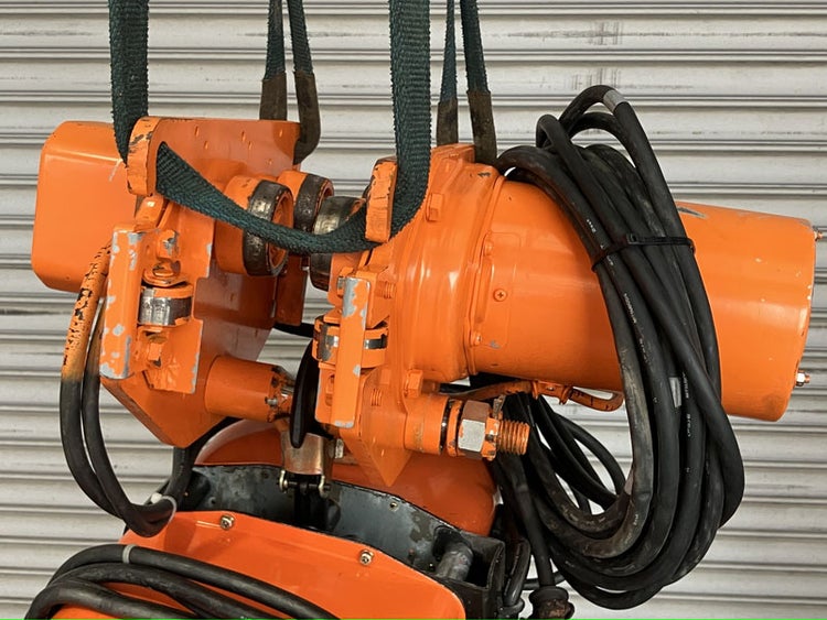 HITACHI/日立産機 1t 3m 電動チェーンブロック 電動トロリ付 1S-1ET2