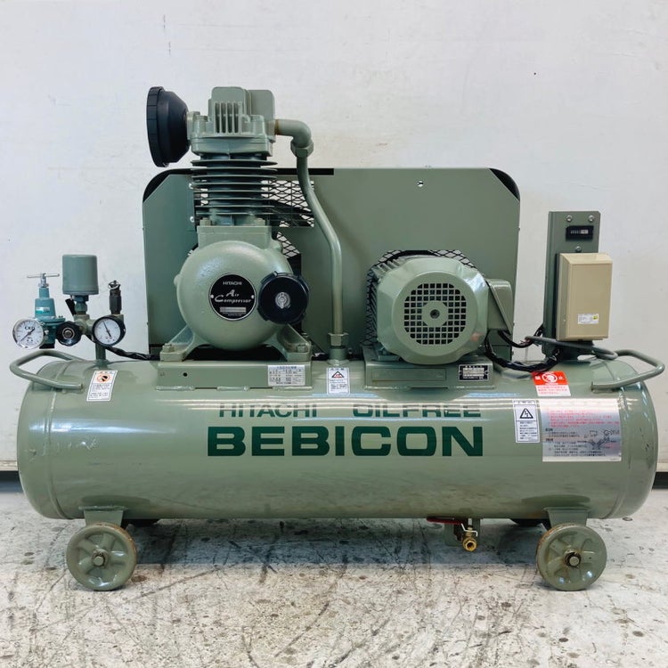 HITACHI/日立産機 1.5OP-9.5GB6 2馬力/1.5kW オイルフリーレシプロ