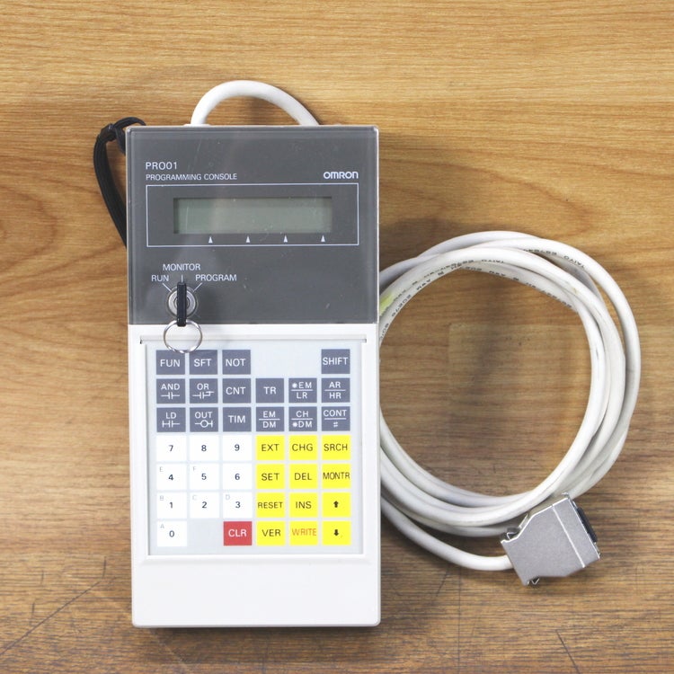 OMRON/オムロン CQM1-PR001-E プログラミングコンソールユニット PLC