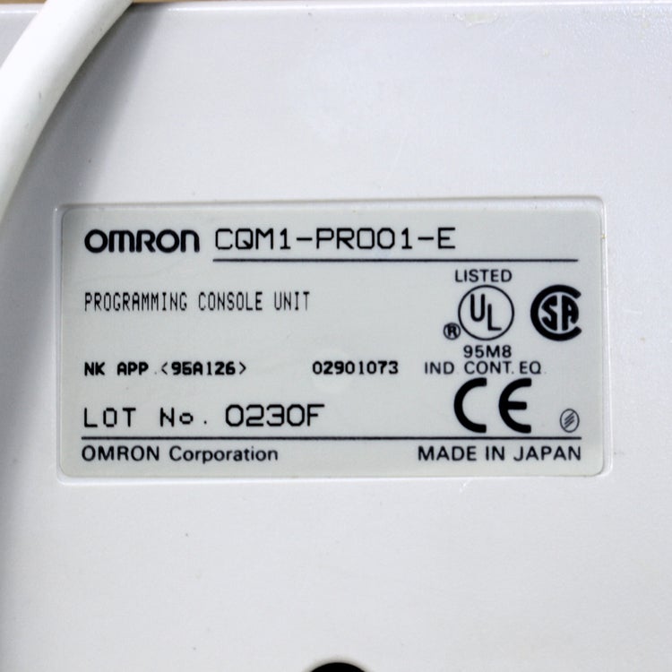 OMRON/オムロン CQM1-PR001-E プログラミングコンソールユニット PLC