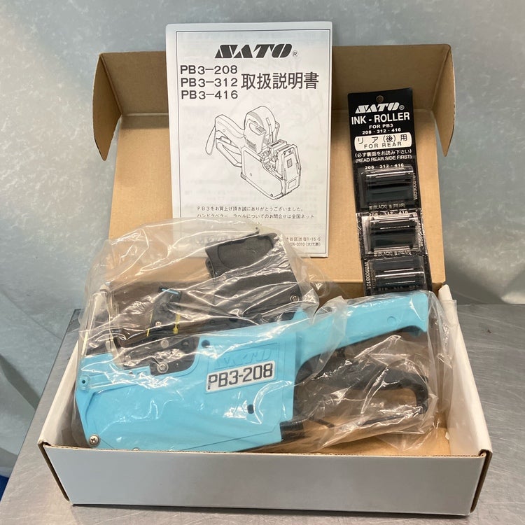SATO/サトー ハンドラベラー PB3-208 値札シール 印字機 店舗用品